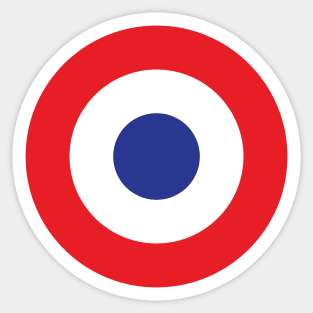 Iconic French Mod culture target roundel 1960's Scooter emblem Sticker